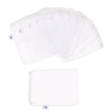 Max 10 Pcs Zipped Fish Tank Filter Material Mesh Bag Isolation Bag 15x20cm White