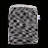 Max 10 Pcs Zipped Fish Tank Filter Material Mesh Bag Isolation Bag 15x20cm White