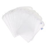 Max 10 Pcs Zipped Fish Tank Filter Material Mesh Bag Isolation Bag 15x20cm White