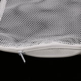 Max 10 Pcs Zipped Fish Tank Filter Material Mesh Bag Isolation Bag 15x20cm White
