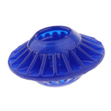 Max Dog Training Toys Flying Discs Flyer Silicone for Big Small Dogs Soft Blue