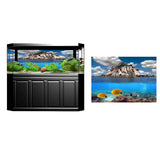 Max 3D Aquarium Background Poster Backdrop Sticker Fish Tank Decorations M