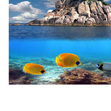 Max 3D Aquarium Background Poster Backdrop Sticker Fish Tank Decorations M