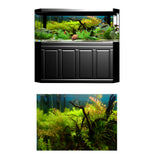 Max Aquarium Background Poster Fish Tank Wallpaper Sticker Underwater Decor M
