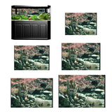 Max 3D Aquarium Background Sticker Wallpaper HD Fish Tank Picture Decoration XS