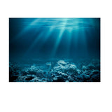 Max Aquarium 3D Background Sticker Fish Tank Wall Decoration Painting PVC M
