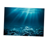 Max Aquarium 3D Background Sticker Fish Tank Wall Decoration Painting PVC L