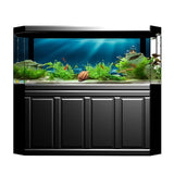 Max Aquarium 3D Background Sticker Fish Tank Wall Decoration Painting PVC L