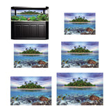 Max HD Fish Tank Background Painting PVC Aquarium Background Poster XS