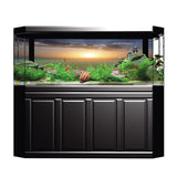 Max 3D Aquarium Background Poster Fish Tank Wall Decoration Sticker XL