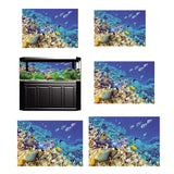 Max Aquarium Background Poster Fish Tank Wall Decoration Sticker XS
