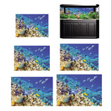 Max Aquarium Background Poster Fish Tank Wall Decoration Sticker XS