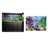 Max 3D Effect Aquarium Poster Ocean Natural Landscape Poster Fish Tank Decor XS