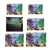 Max 3D Effect Aquarium Poster Ocean Natural Landscape Poster Fish Tank Decor XS