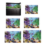 Max 3D Effect Aquarium Poster Ocean Natural Landscape Poster Fish Tank Decor XS
