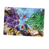 Max 3D Effect Aquarium Poster Ocean Natural Landscape Poster Fish Tank Decor XS