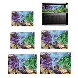 Max 3D Effect Aquarium Poster Ocean Natural Landscape Poster Fish Tank Decor XS