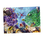 Max 3D Effect Aquarium Poster Ocean Natural Landscape Poster Fish Tank Decor XS