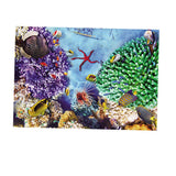 Max 3D Effect Aquarium Poster Ocean Natural Landscape Poster Fish Tank Decor XS
