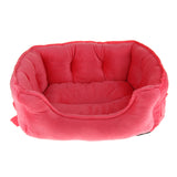 Max Pet Dog Bed Warming House Soft Nest Dog Baskets Winter Warm Kennel rose red