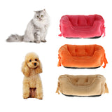 Max Pet Dog Bed Warming House Soft Nest Dog Baskets Winter Warm Kennel rose red