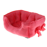 Max Pet Dog Bed Warming House Soft Nest Dog Baskets Winter Warm Kennel rose red