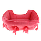 Max Pet Dog Bed Warming House Soft Nest Dog Baskets Winter Warm Kennel rose red