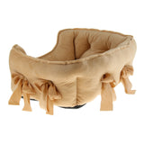 Max Pet Dog Bed Warming House Soft Nest Dog Baskets Winter Warm Kennel brown