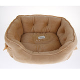 Max Pet Dog Bed Warming House Soft Nest Dog Baskets Winter Warm Kennel brown