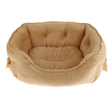 Max Pet Dog Bed Warming House Soft Nest Dog Baskets Winter Warm Kennel brown