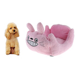 Max Cartoon Shape Dog Nest Pet Kennel Supplies Super-soft Cat Bed Dog House Pink