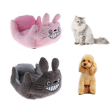 Max Cartoon Shape Dog Nest Pet Kennel Supplies Super-soft Cat Bed Dog House Pink