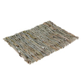 Max 2 PCS Handwoven Straw Cage Mat Sleep Bed and Chew Toy for Small Pet Rabbit