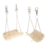 Max 2 Pcs Pet Swing Hammock Hamster Squirrel Small Animal Bamboo Hang Toys