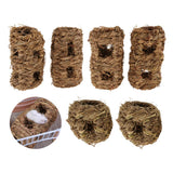 Max 2pcs Natural Grass Rack Feeder Hay Grass Nest Holder for Rabbit Guinea Pig