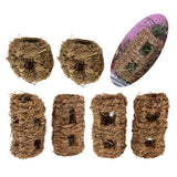 Max 2pcs Natural Grass Rack Feeder Hay Grass Nest Holder for Rabbit Guinea Pig