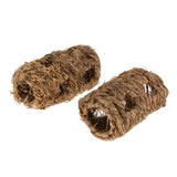 Max 2pcs Natural Grass Rack Feeder Hay Grass Nest Holder for Rabbit Guinea Pig