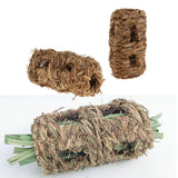 Max 2pcs Natural Grass Rack Feeder Hay Grass Nest Holder for Rabbit Guinea Pig