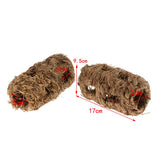 Max 2pcs Natural Grass Rack Feeder Hay Grass Nest Holder for Rabbit Guinea Pig