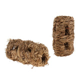 Max 2pcs Natural Grass Rack Feeder Hay Grass Nest Holder for Rabbit Guinea Pig