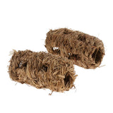Max 2pcs Natural Grass Rack Feeder Hay Grass Nest Holder for Rabbit Guinea Pig