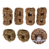 Max 2pcs Natural Grass Rack Feeder Hay Grass Nest Holder for Rabbit Guinea Pig