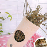 Max Pet Wooden Rack Feeder Hay Grass Nest Holder for Rabbit Guinea Pig 03