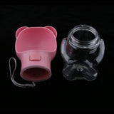 Max Portable Pet Dog Water Bottle Dogs Travel Puppy Cat Drinking Bowl  Pink