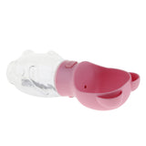 Max Portable Pet Dog Water Bottle Dogs Travel Puppy Cat Drinking Bowl  Pink