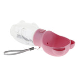 Max Portable Pet Dog Water Bottle Dogs Travel Puppy Cat Drinking Bowl  Pink