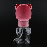 Max Portable Pet Dog Water Bottle Dogs Travel Puppy Cat Drinking Bowl  Pink