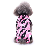 Max Pet Dog / Cat Recovery Suit Surgery Wound Protective Clothes Pink Camo S