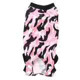 Max Pet Dog / Cat Recovery Suit Surgery Wound Protective Clothes Pink Camo S