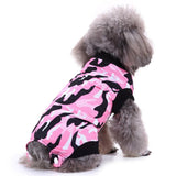 Max Pet Dog / Cat Recovery Suit Surgery Wound Protective Clothes Pink Camo S